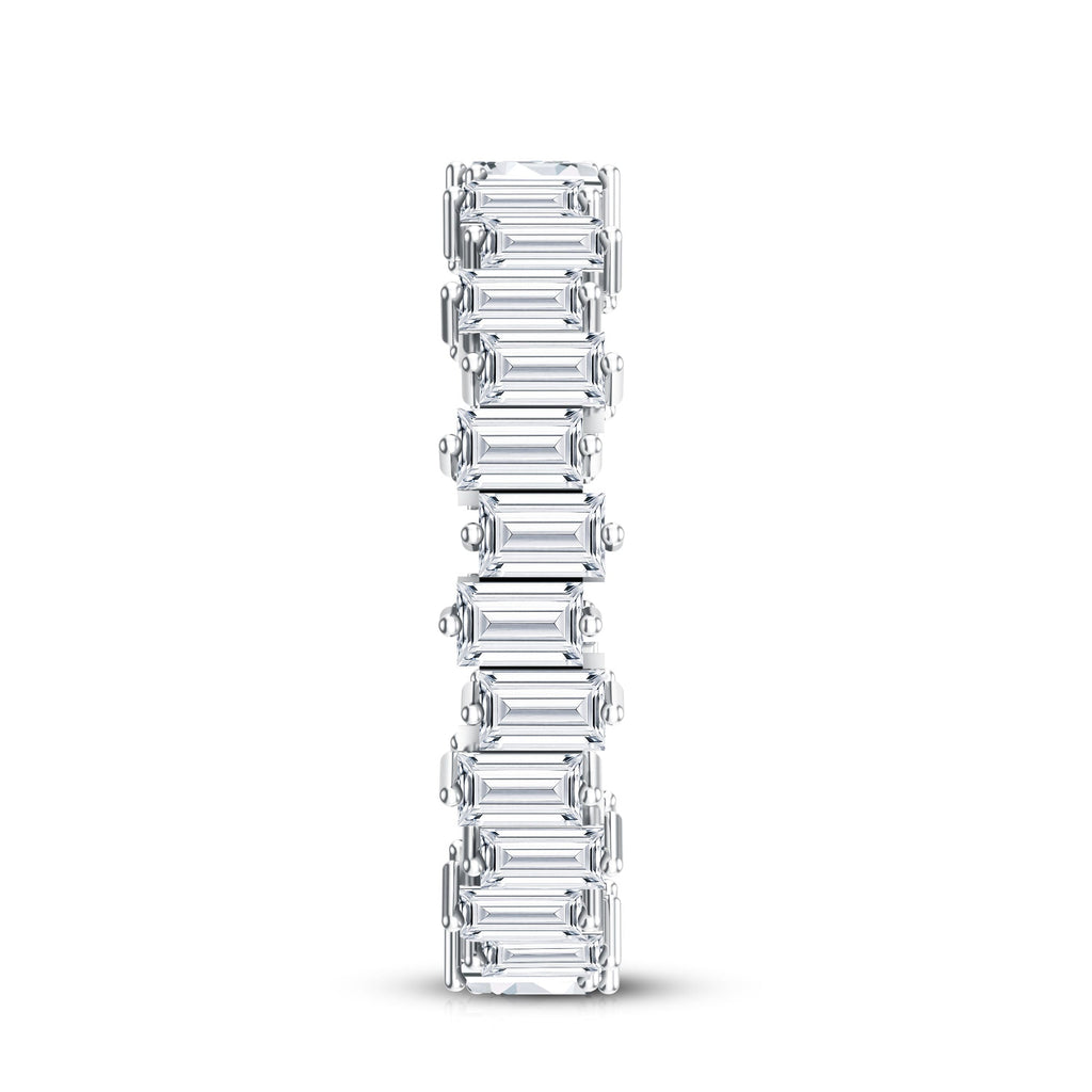 Baguette Shape Moissanite Eternity Wedding Band