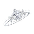 Certified Moissanite Marquise Engagement Ring for Women