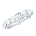 Certified Moissanite Designer Wedding Band