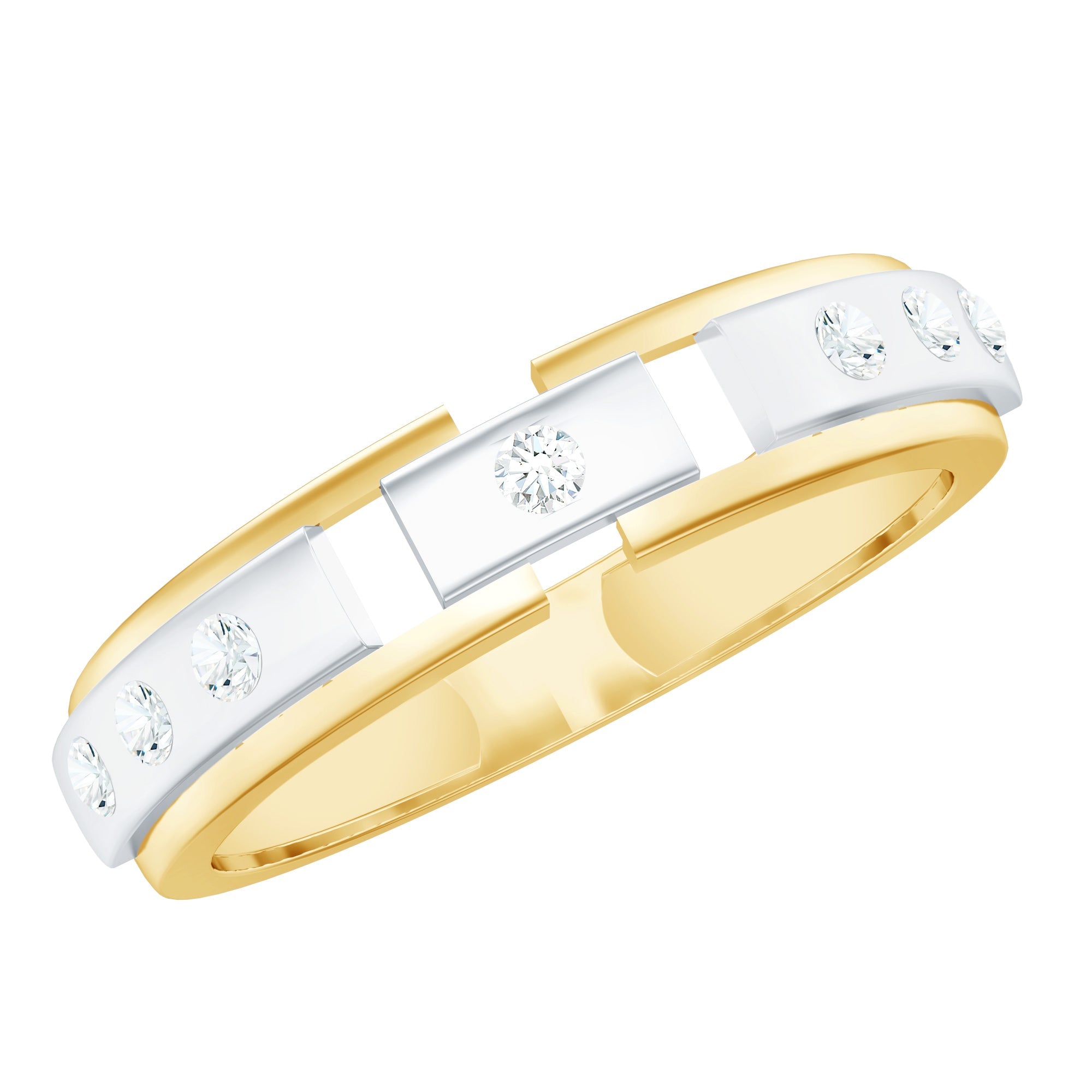 Natural Diamond Wedding Band for Men | Rings | Wiccan Center
