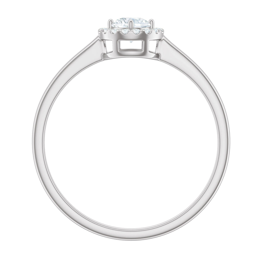 Natural 0.25 Carat Diamond Promise Ring with Certificate