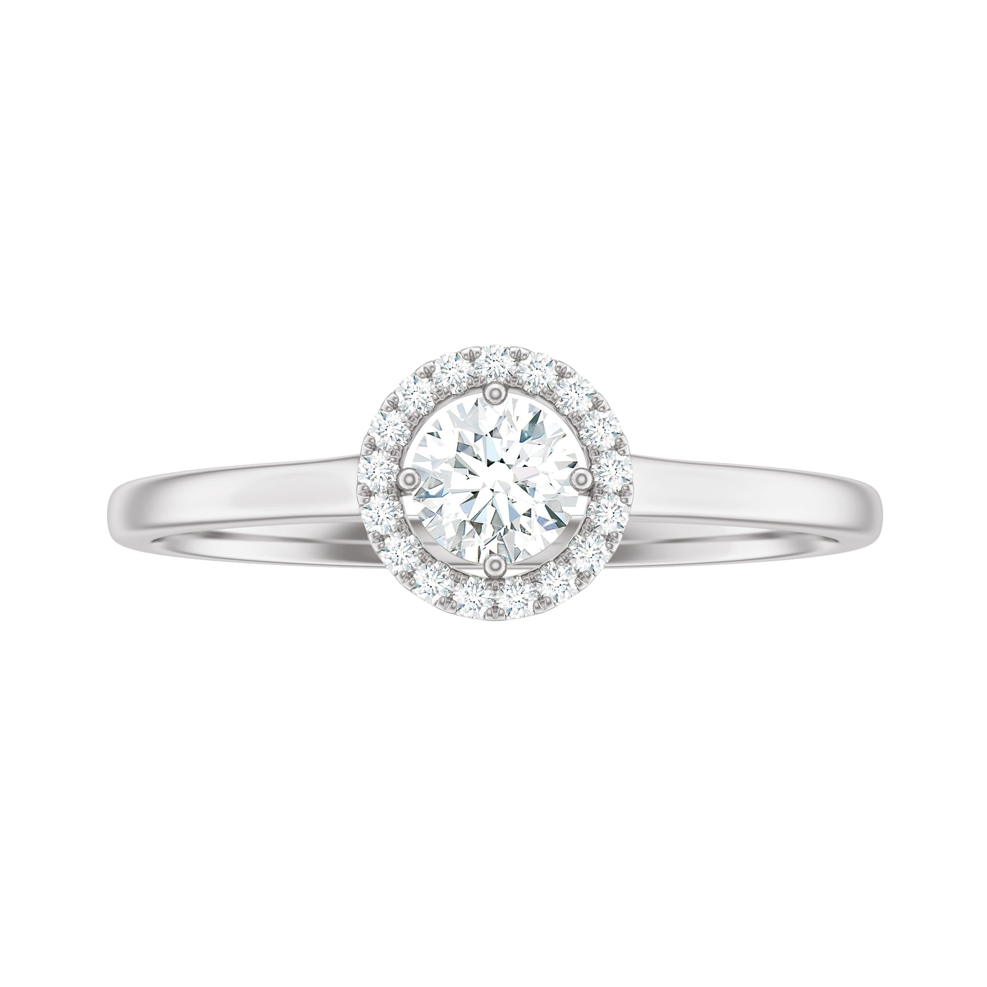 Natural 0.25 Carat Diamond Promise Ring with Certificate