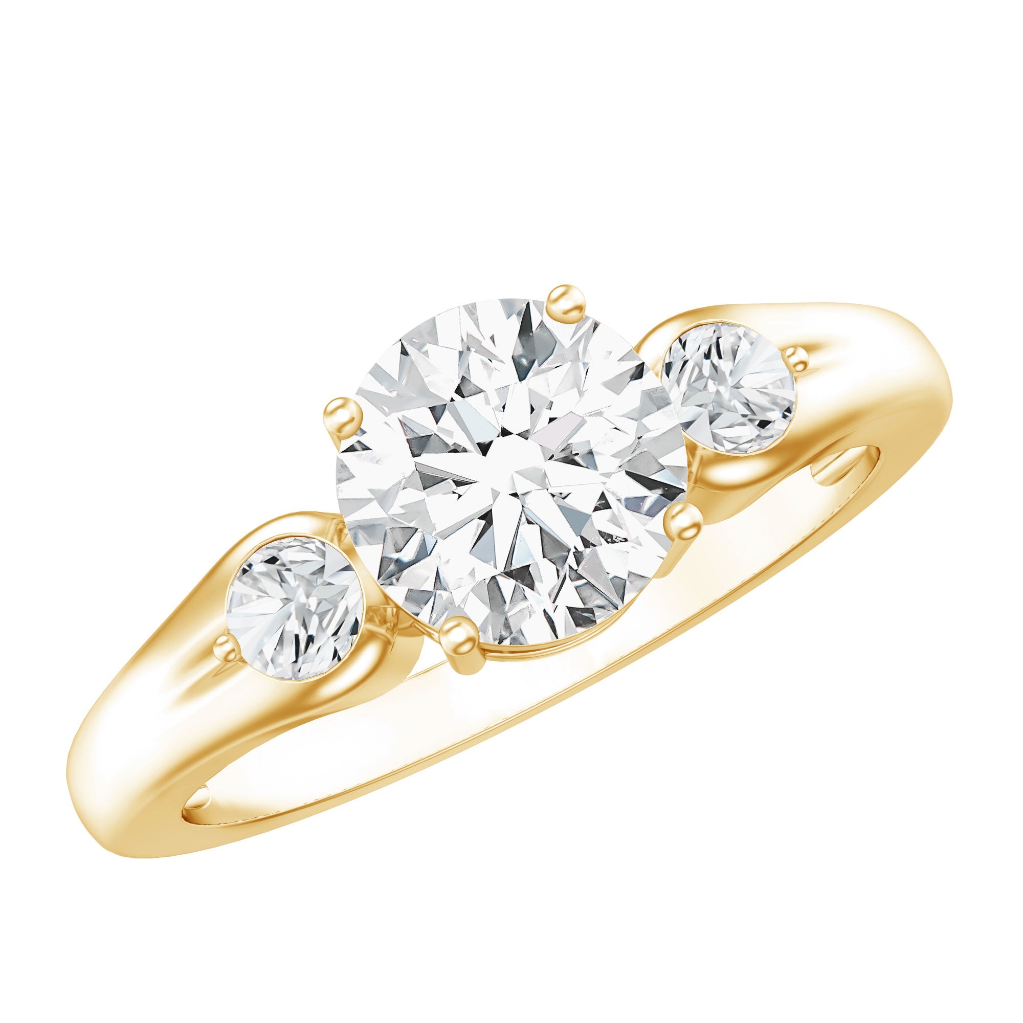 Certified 1.3 Carat Moissanite Promise Engagement Ring | Rings | Wiccan Center