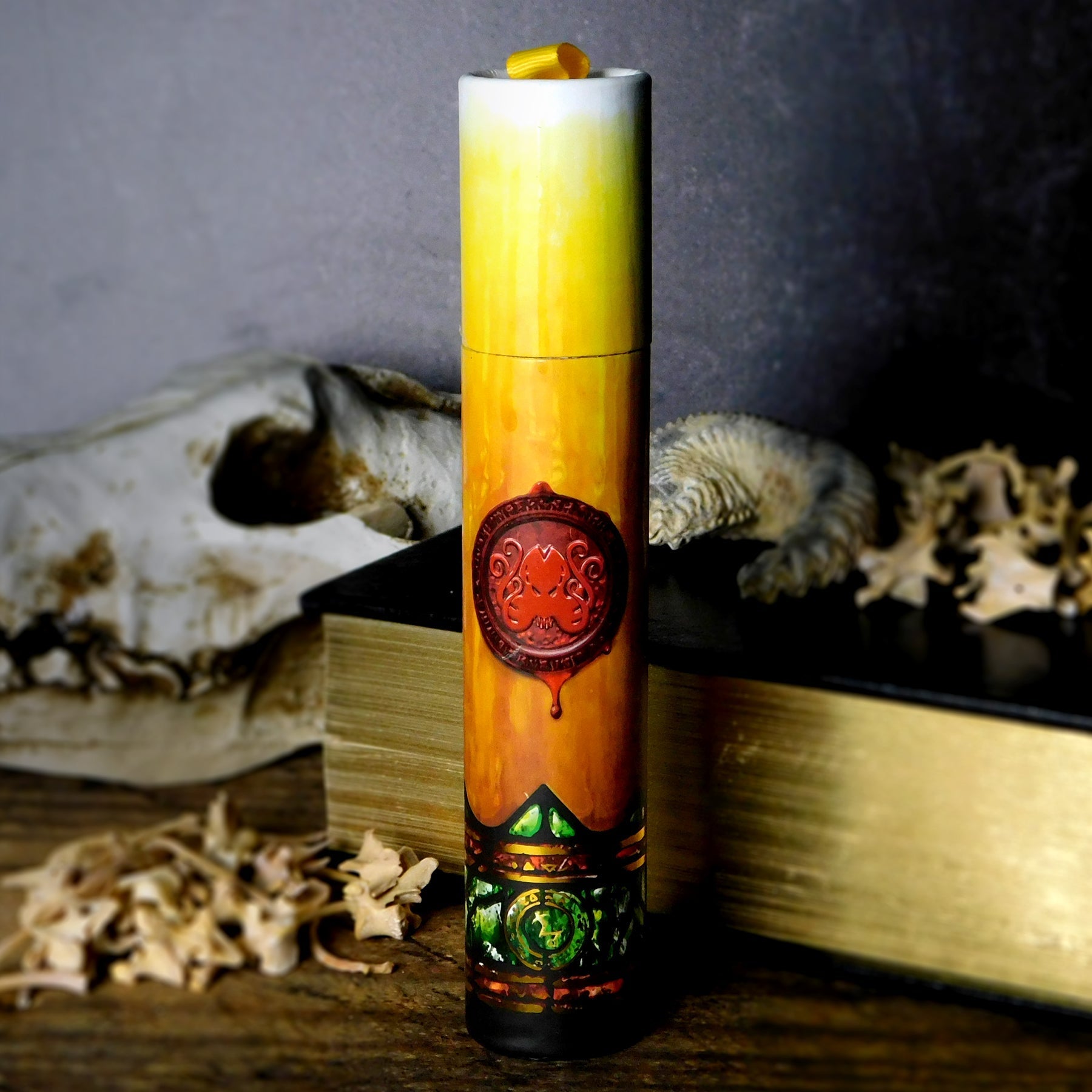 Ritual Candle Dice Tube: The Brand of Cthulhu | Toys and Collectible | Wiccan Center