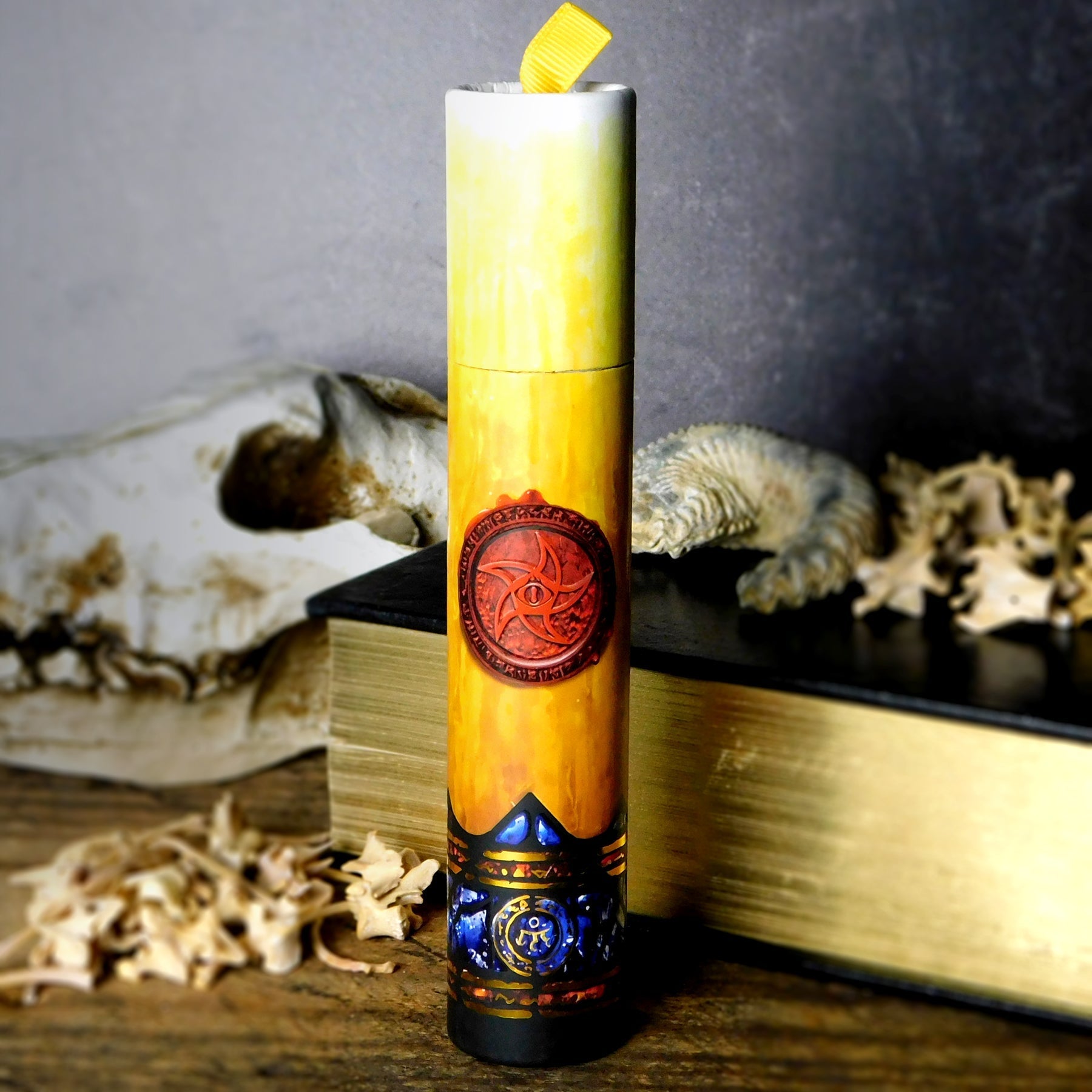Ritual Candle Dice Tube: The Astral Elder Sign | Toys and Collectible | Wiccan Center