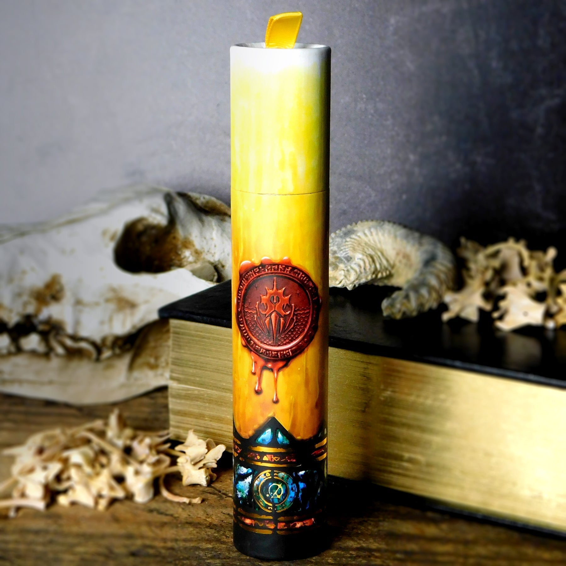 Ritual Candle Dice Tube: The Crest of Dagon | Toys and Collectible | Wiccan Center