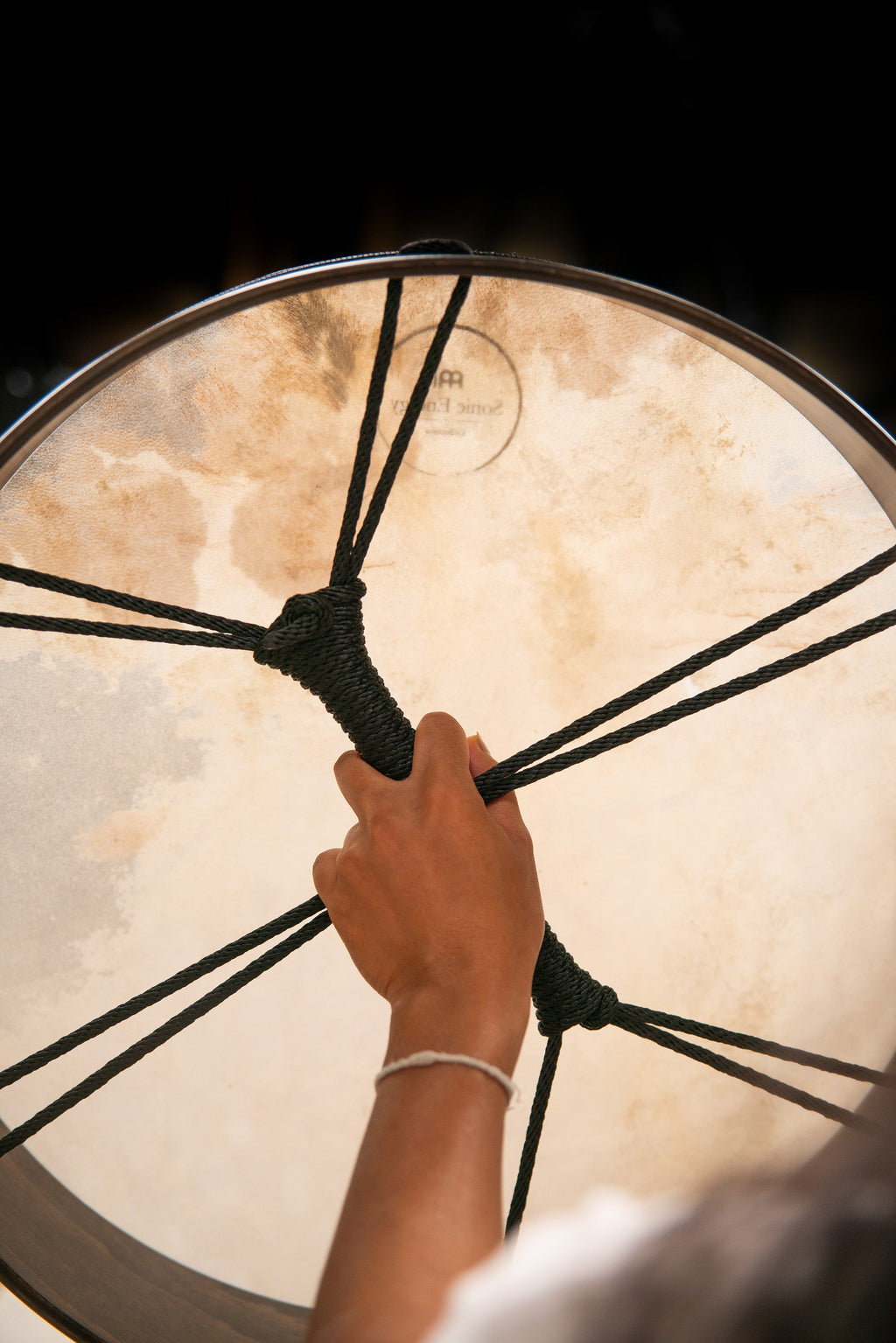 18" Ritual Drum, Goat Head | | Wiccan Center