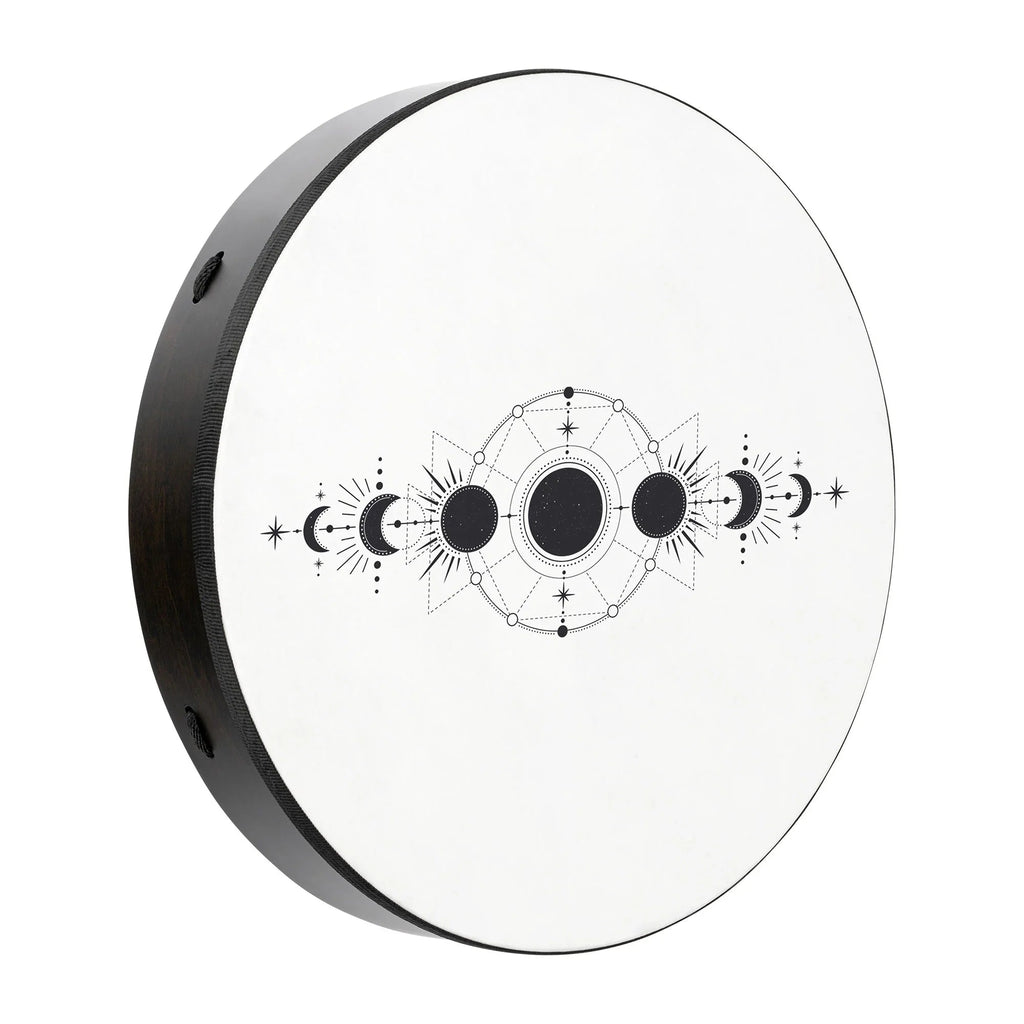 20" Ritual Drum, Moon Phases, True Feel Synthetic Head | | Wiccan Center