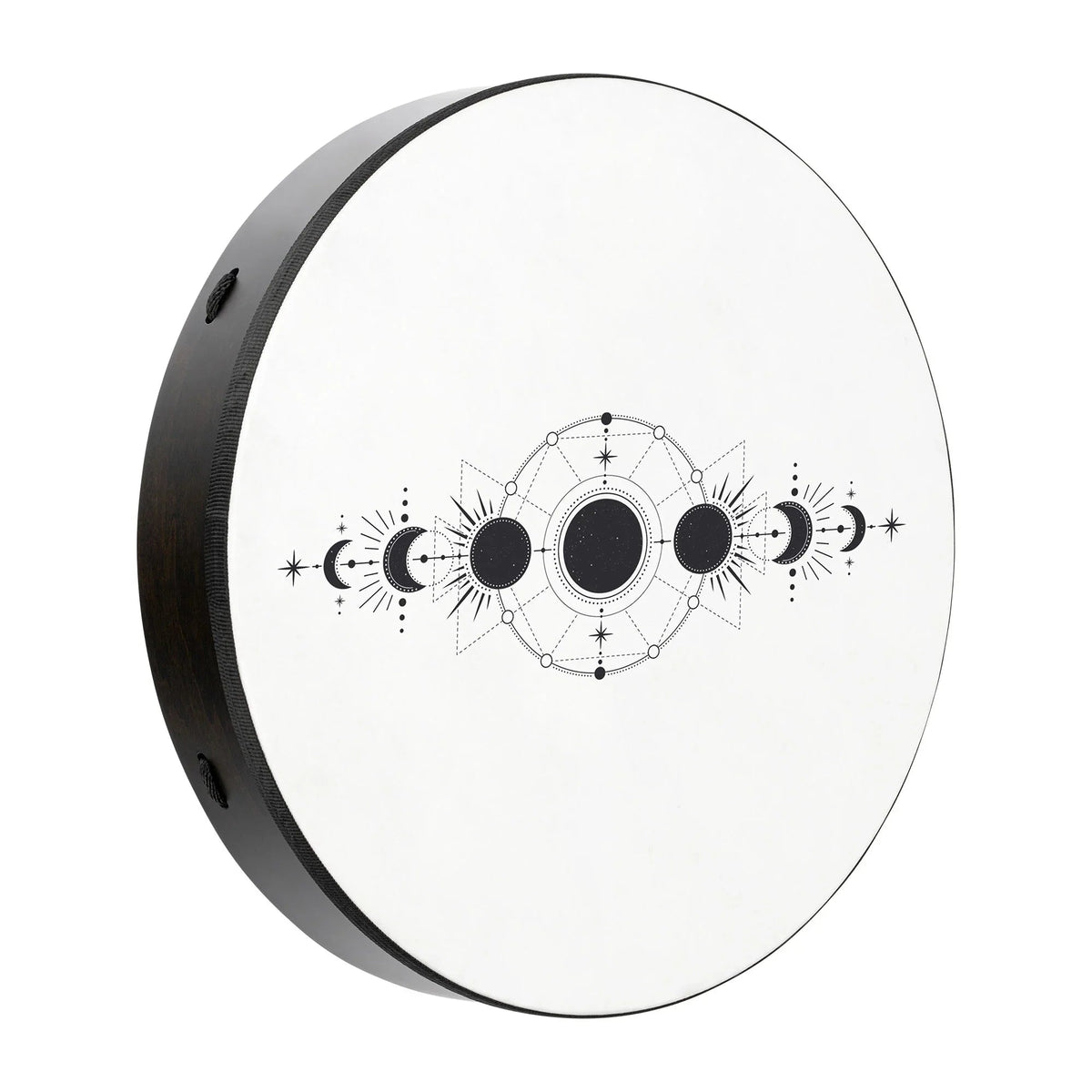 20" Ritual Drum, Moon Phases, True Feel Synthetic Head | | Wiccan Center