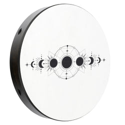 22" Ritual Drum, Moon Phases, True Feel Synthetic Head | | Wiccan Center