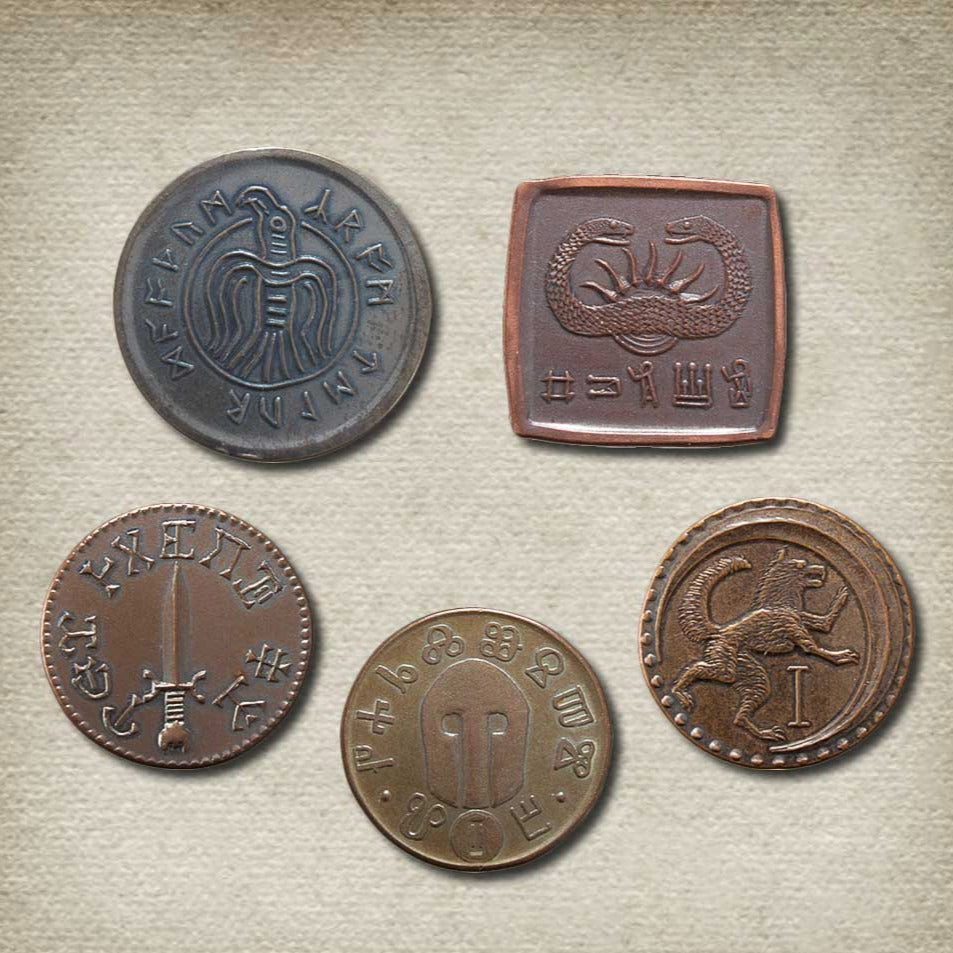 Conan Set #1 - Five Coins from the Hyborian Age | Artwork | Wiccan Center