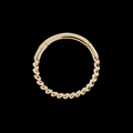 Arietta - 14Kt Gold Hinged Ring - Small Twisted design | Body Jewelry | Wiccan Center