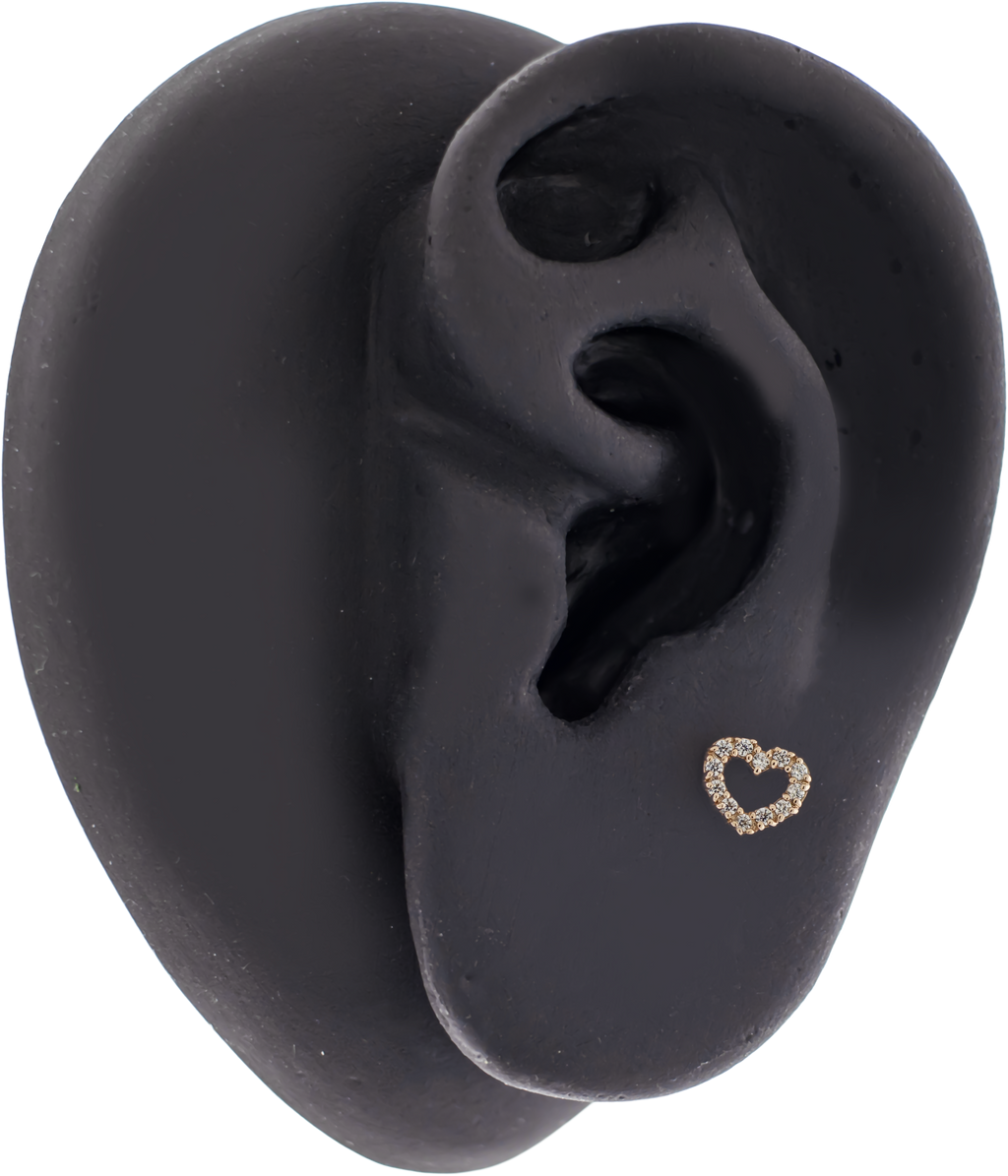 Tressa - 14Kt Gold Threadless End | Body Jewelry | Wiccan Center