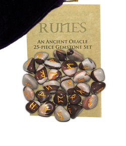 Sacred Narmada Gemstone Runes | Rune Stones | Wiccan Center