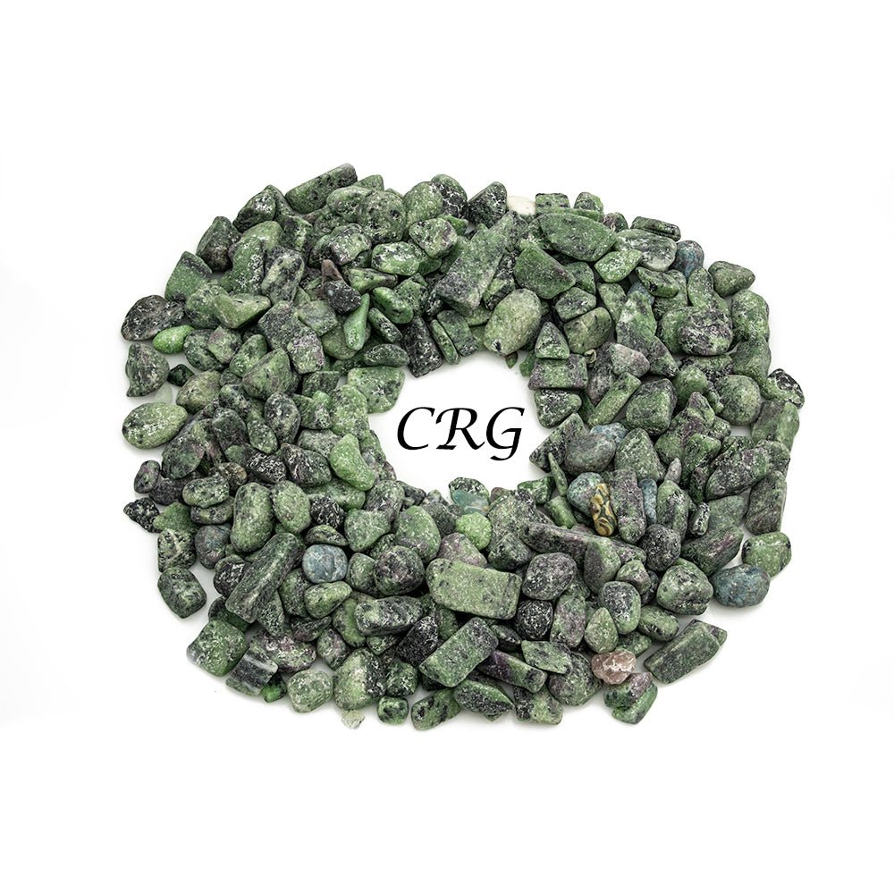 Tumbled Ruby Zoisite Chips / 4-20mm AVG - 1 KILO LOT