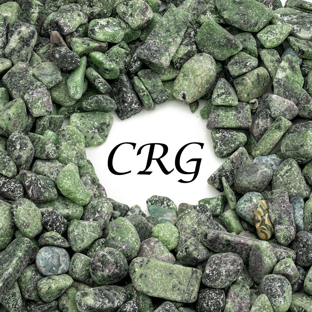 Tumbled Ruby Zoisite Chips / 4-20mm AVG - 1 KILO LOT