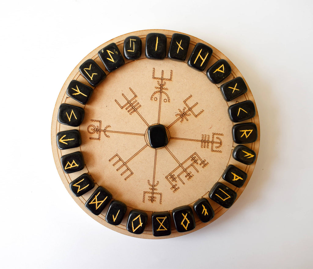 Black Jasper Rune Set (Grounding  and Manifestations)