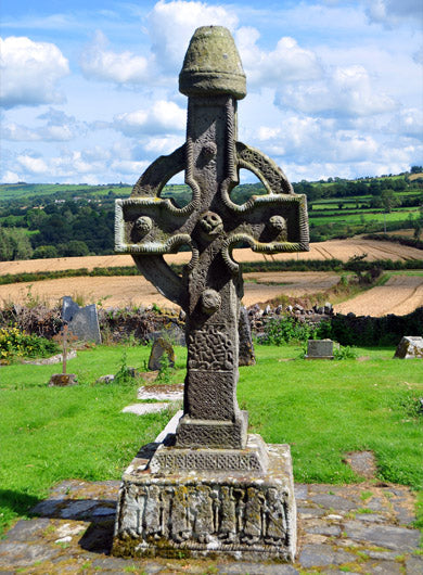 Artisan Irish Ahenny Cross Necklace - Made in Ireland | Pendant | Wiccan Center