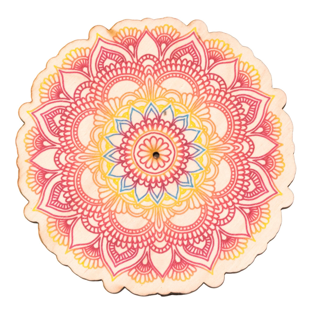 Rainbow Mandala Upright Incense Burner | | Wiccan Center