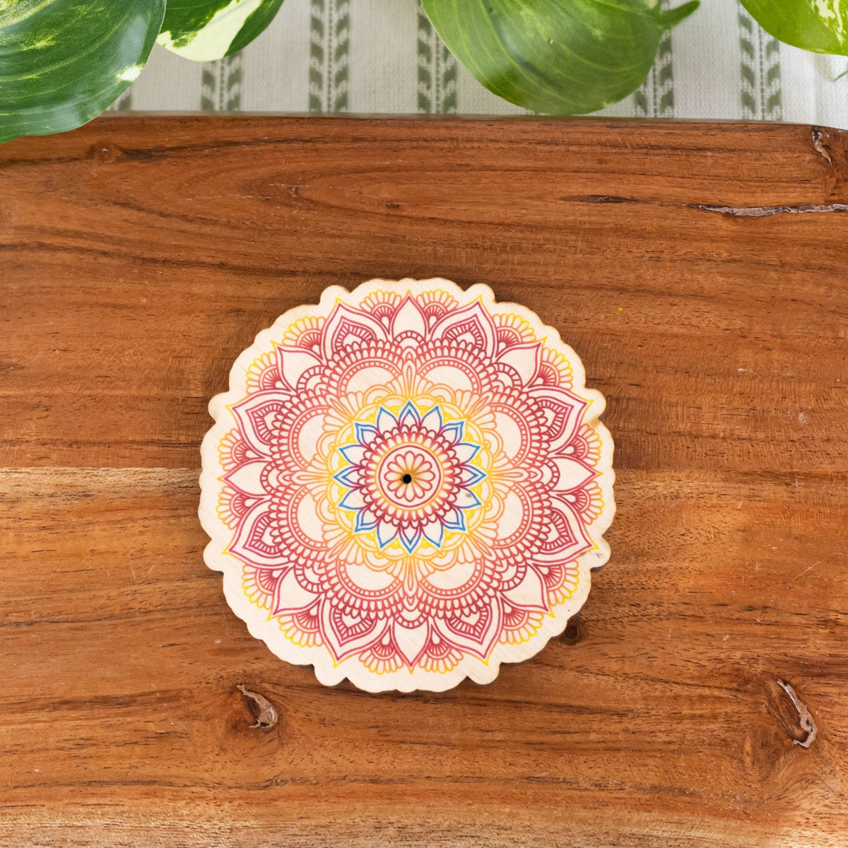 Rainbow Mandala Upright Incense Burner | | Wiccan Center
