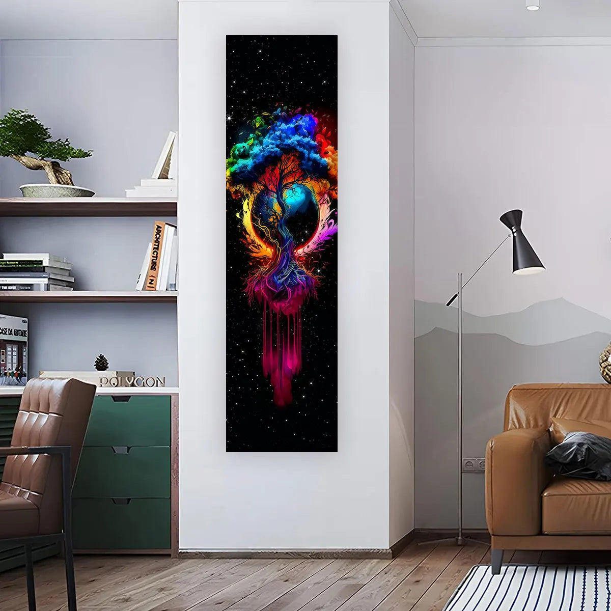 Witchy Sun & Moon Banner Tapestry | home decor | Wiccan Center