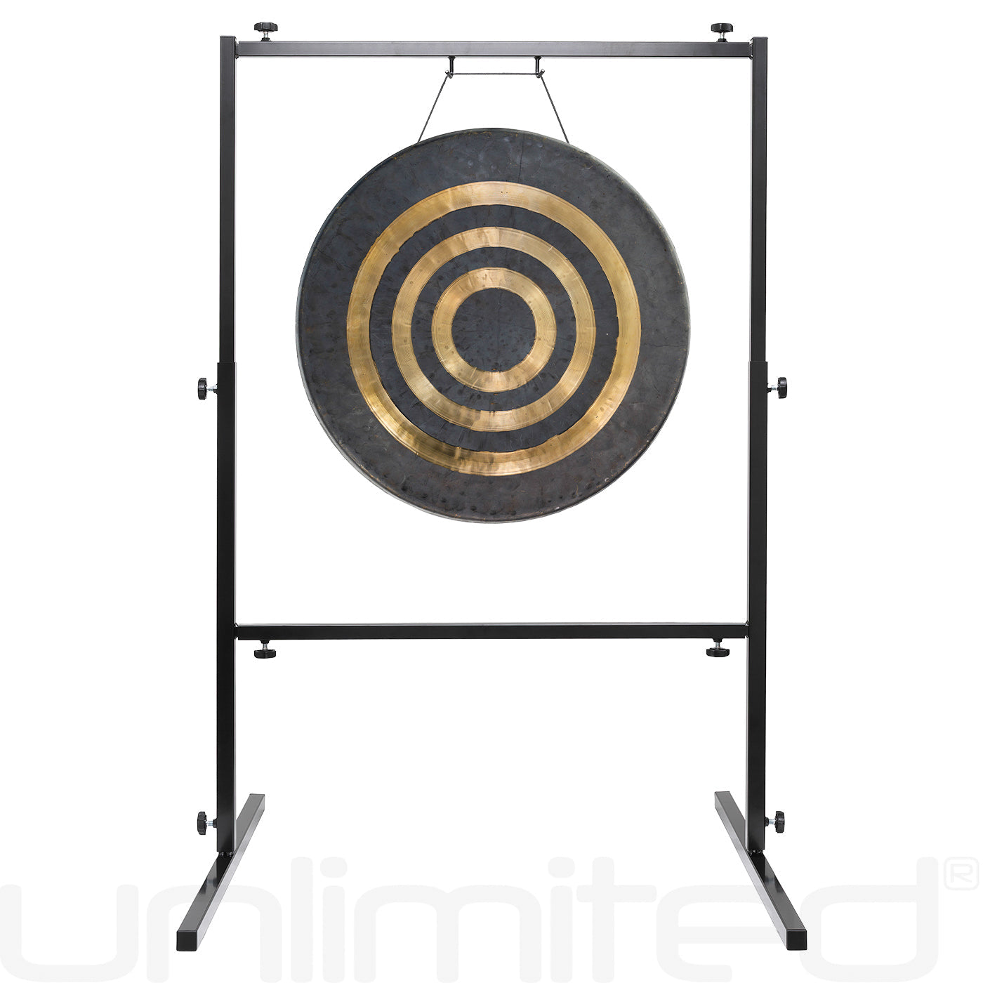 32" to 36" Gongs on Rambo Rimbaud Stand