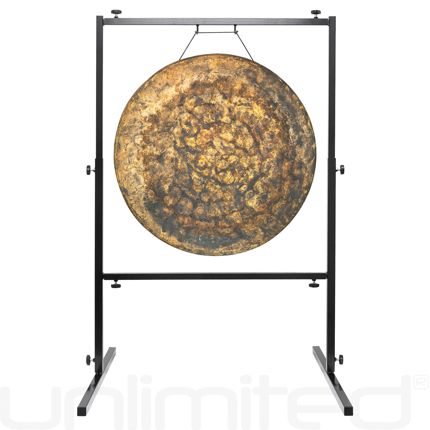 32" to 36" Gongs on Rambo Rimbaud Stand
