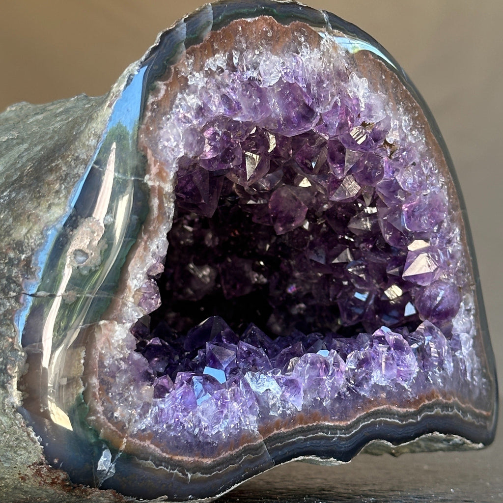 Rare Find Natural Amethyst Geode Centerpiece Bowl | Centerpieces | Wiccan Center