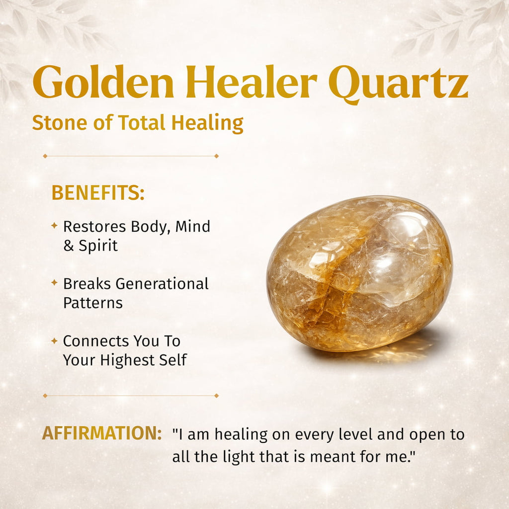 The Master Reset – Golden Healer Quartz Bracelet | Bracelet | Wiccan Center