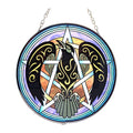 Raven Flying Glass Suncatcher | Figurine | Wiccan Center