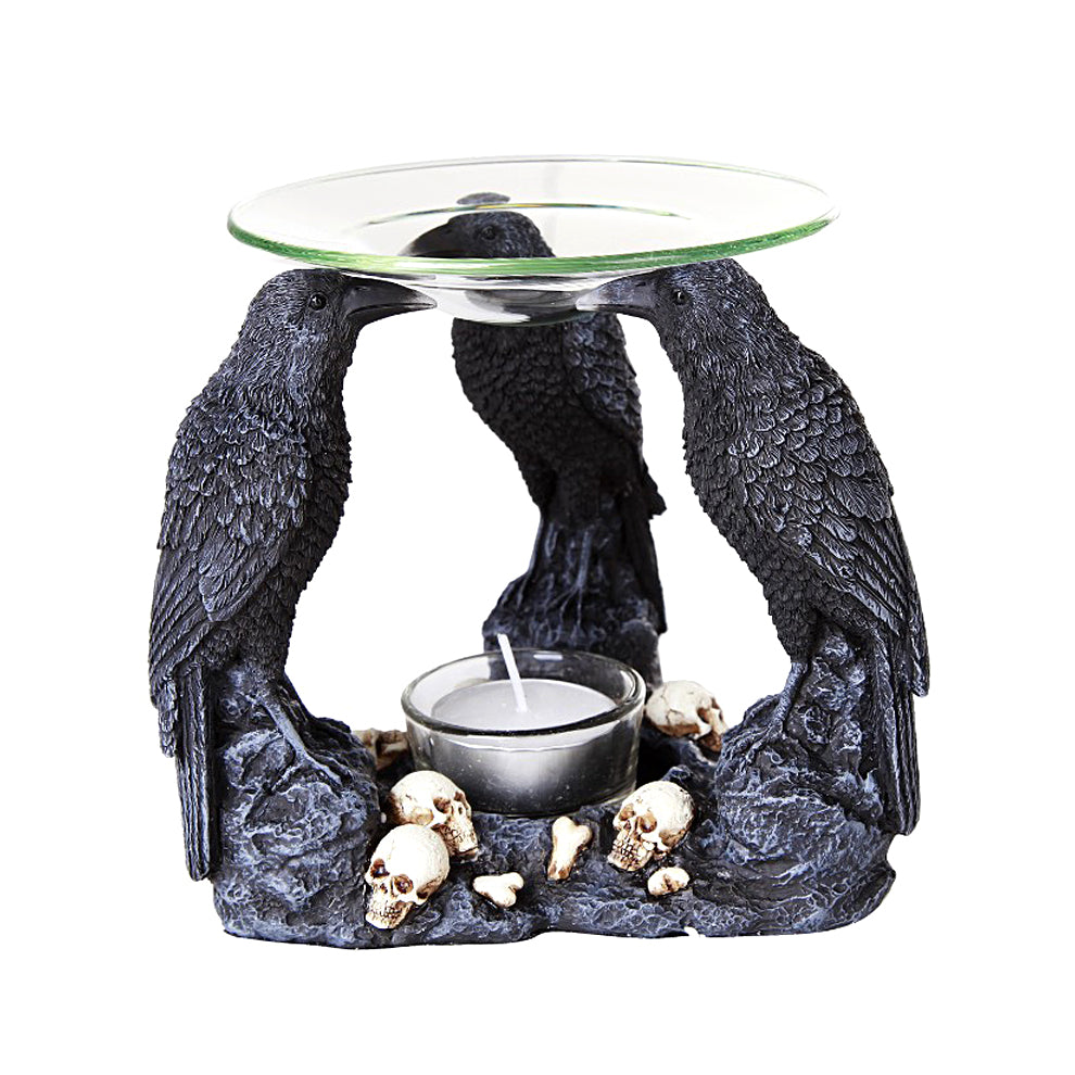 Ravens Oil Burner | Oil Burner | Wiccan Center