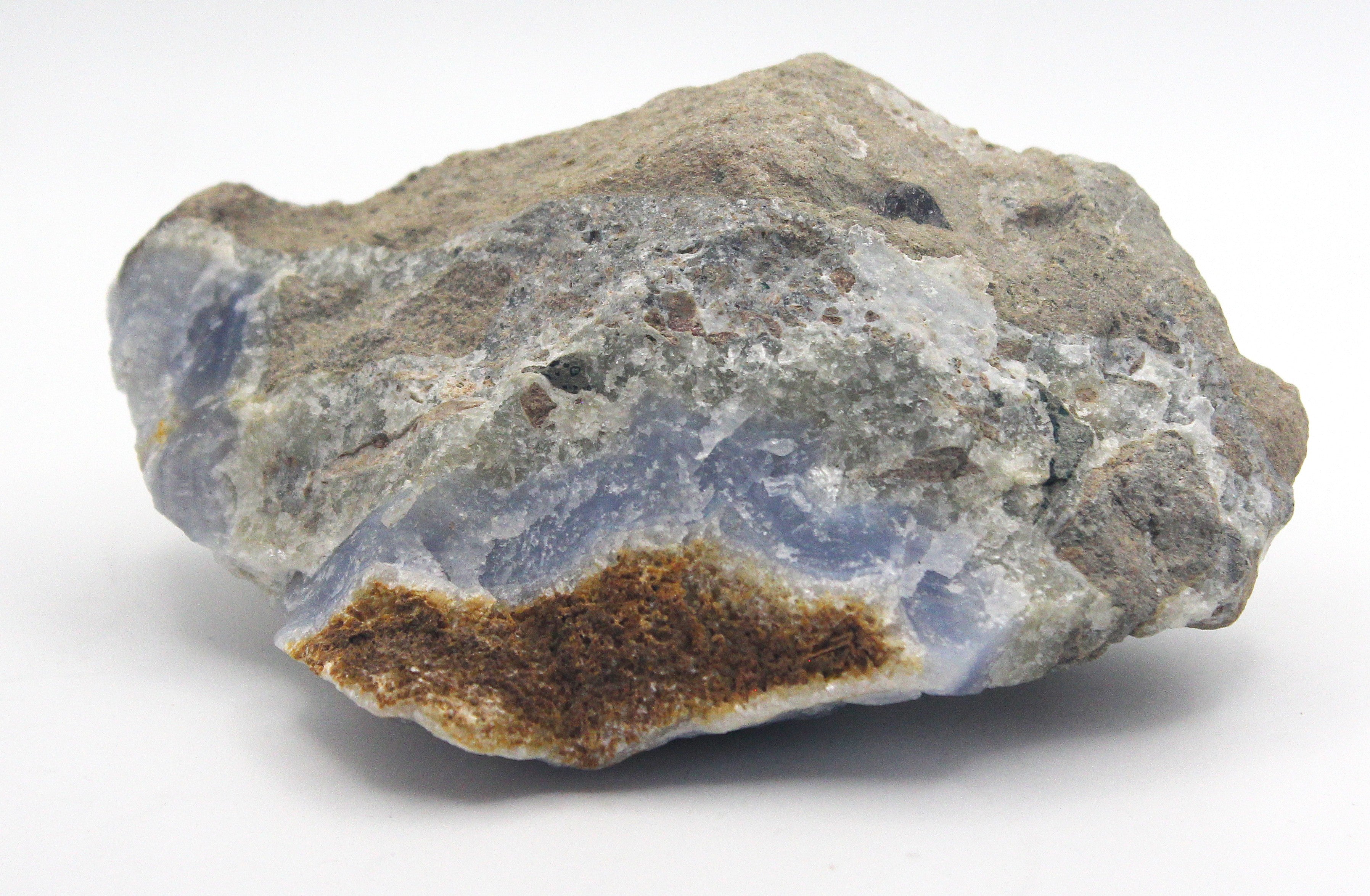 Raw Blue Lace Agate – Natural Rough Stone for Calm & Gentle Communication | | Wiccan Center