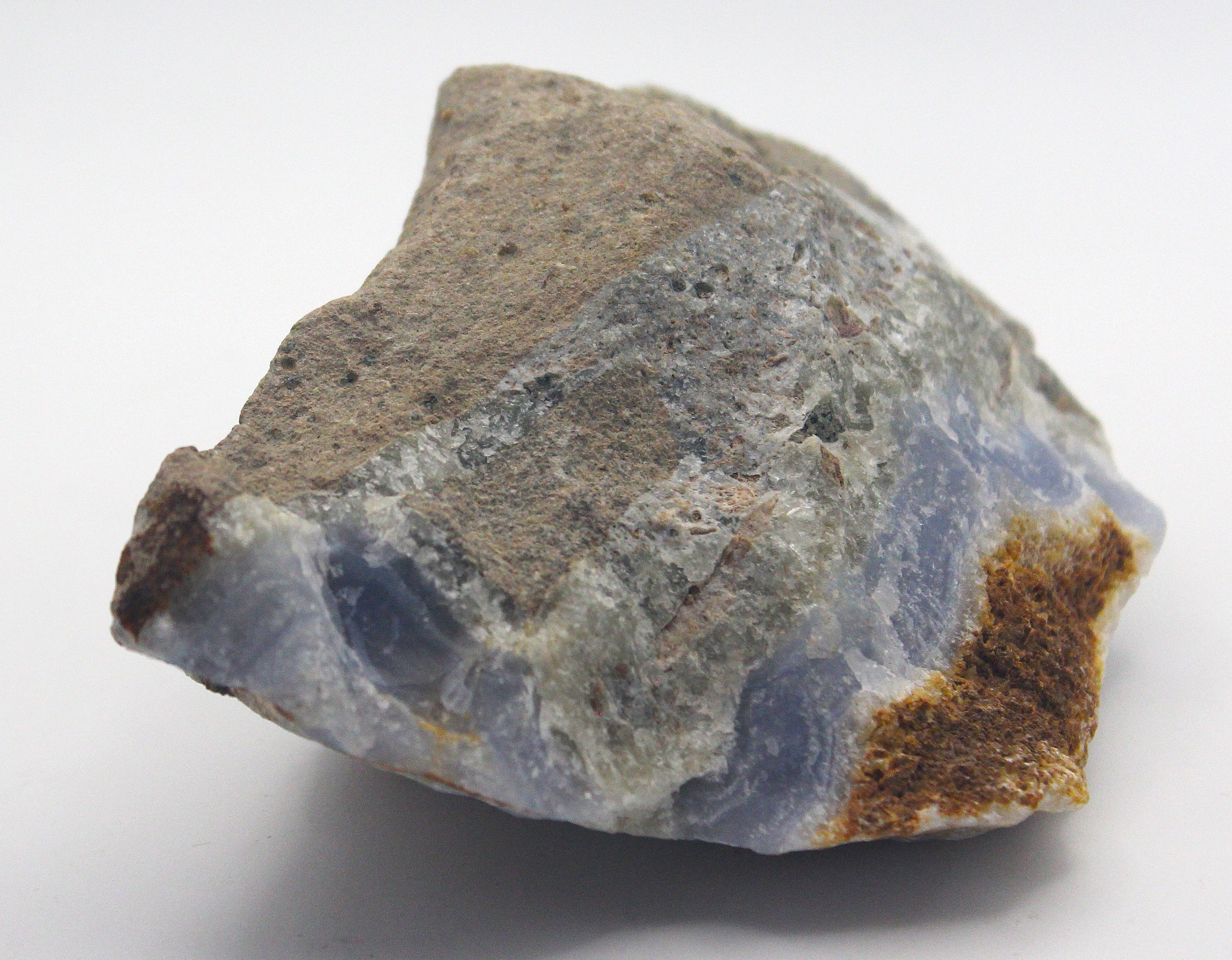 Raw Blue Lace Agate – Natural Rough Stone for Calm & Gentle Communication | | Wiccan Center