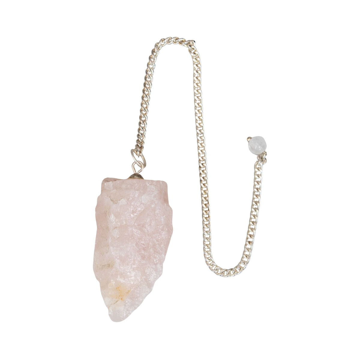 Raw Rose Quartz Pendulum | Religious Items | Wiccan Center