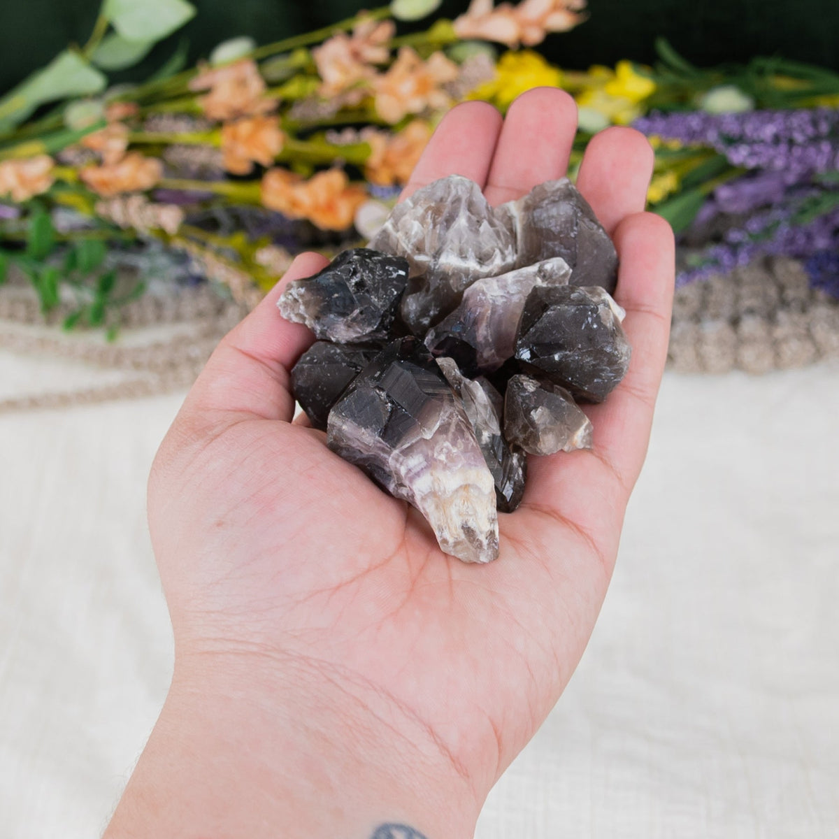 Smoky Chevron Amethyst Raw | Crystals | Wiccan Center