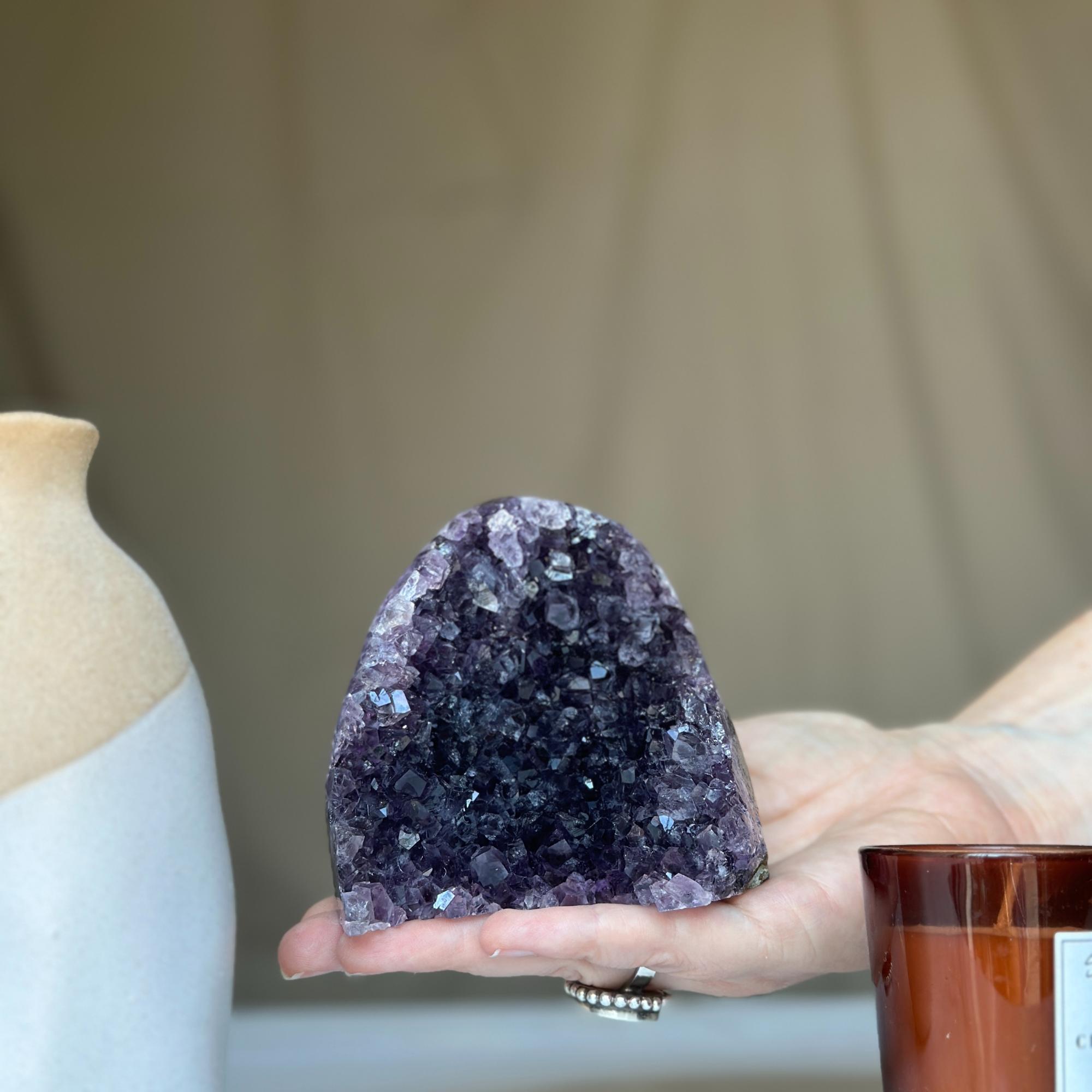 Raw Amethyst, Cathedral Amethyst | Amethyst Geodes | Wiccan Center