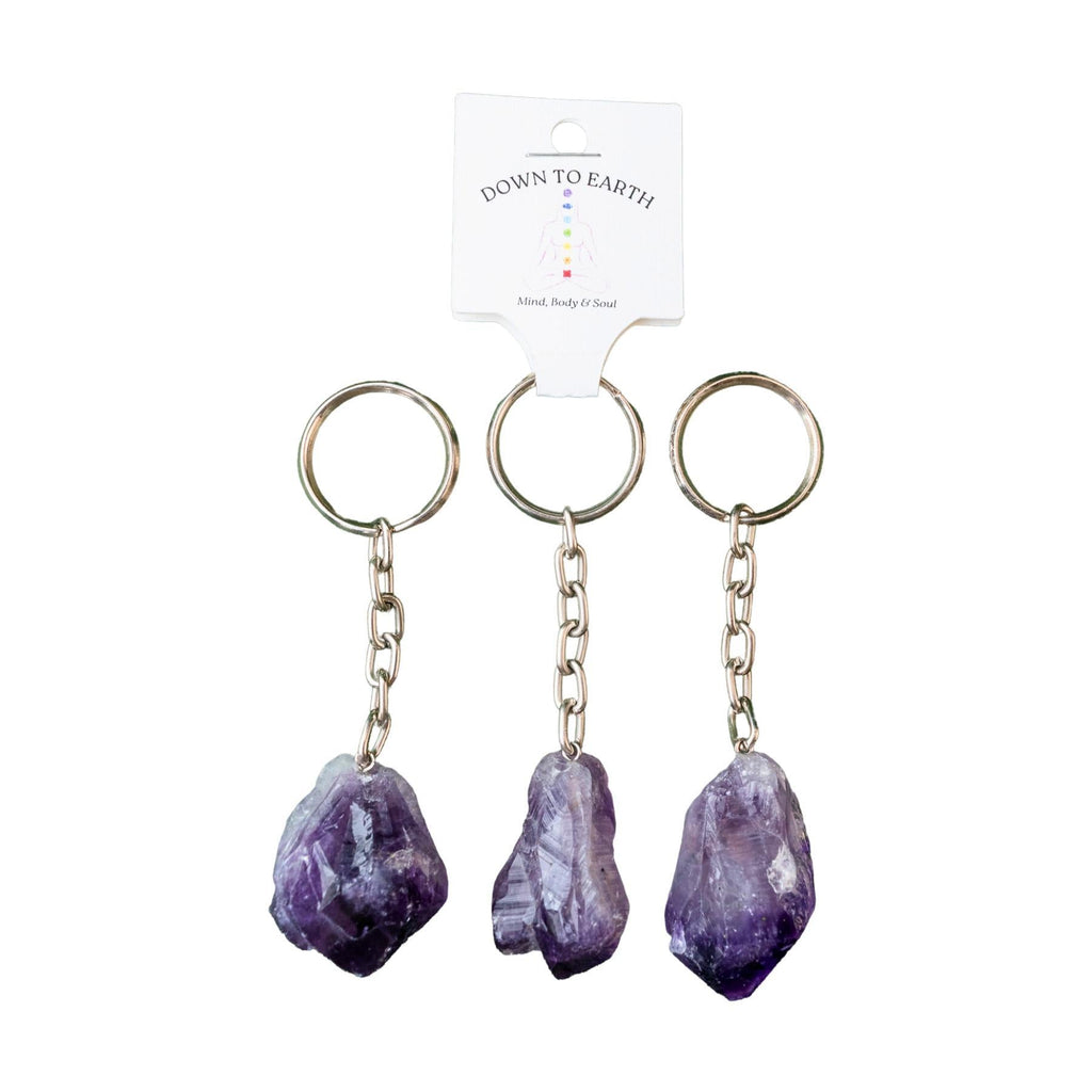 Raw Crystal Keychain | | Wiccan Center