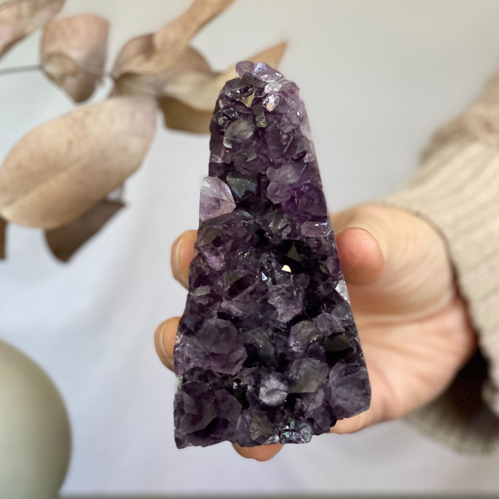 Raw Amethyst Gemstone Rock for sale, Cathedral Amethyst | Amethyst Geodes | Wiccan Center