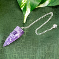 Raw Amethyst Pendulum | Religious Items | Wiccan Center