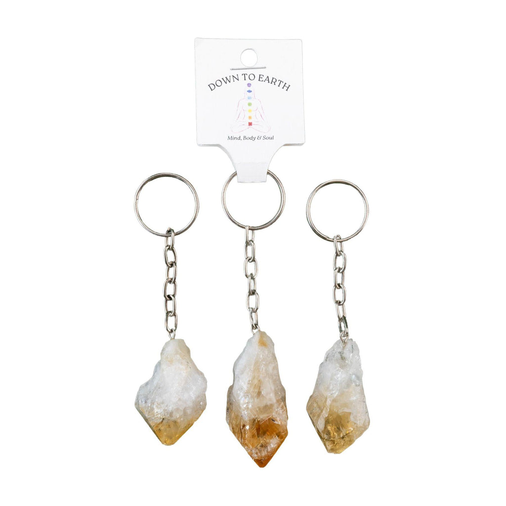 Raw Crystal Keychain | | Wiccan Center