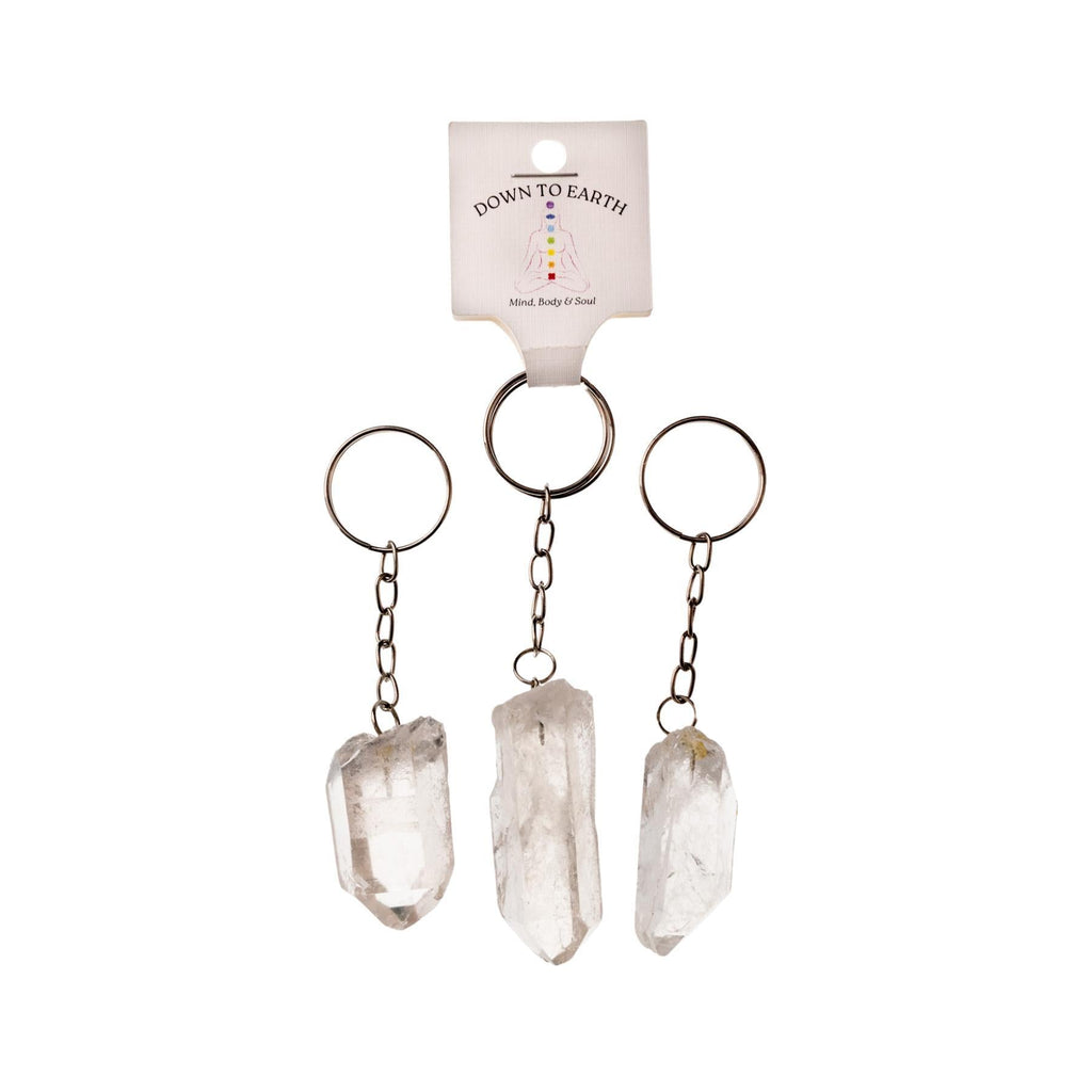 Raw Crystal Keychain | | Wiccan Center
