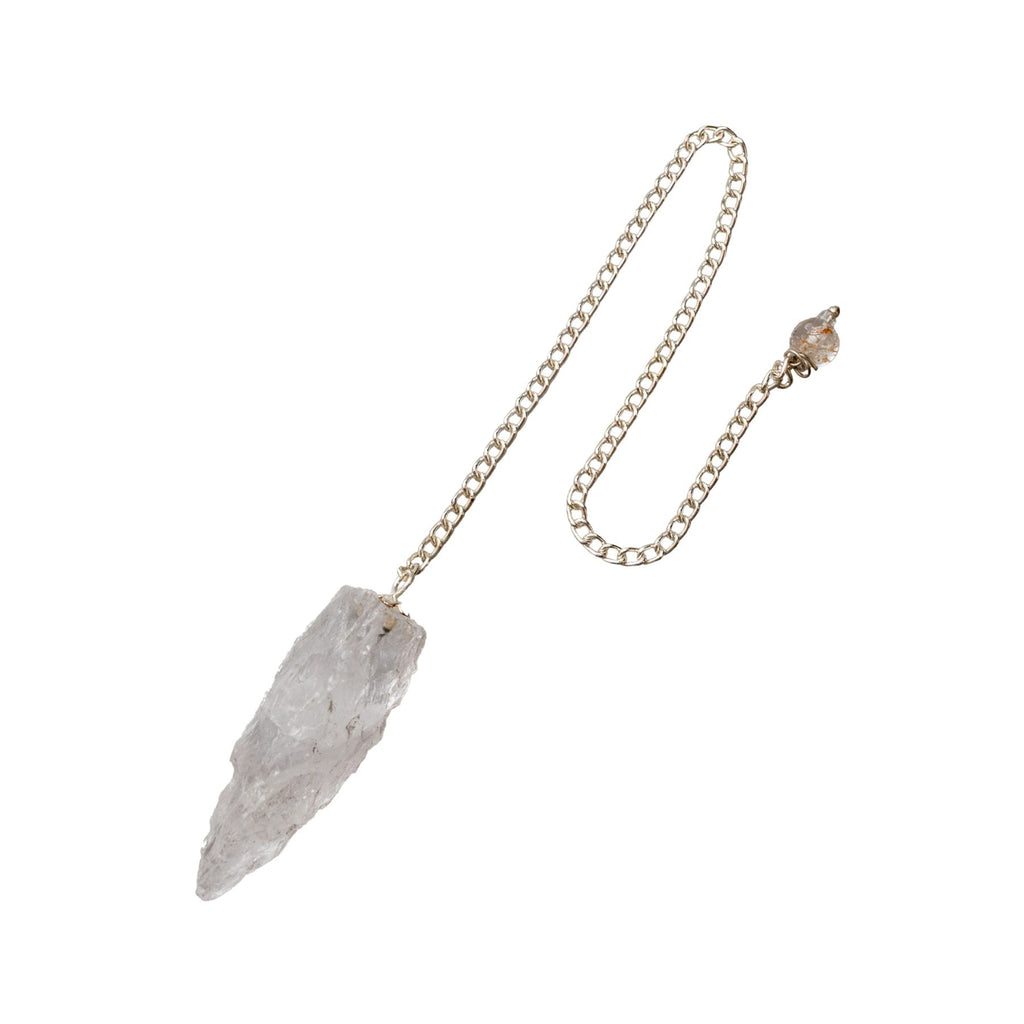 Raw Clear Quartz Pendulum | Religious Items | Wiccan Center