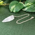 Raw Clear Quartz Pendulum | Religious Items | Wiccan Center