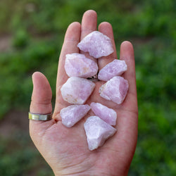 Rose Quartz Raw 1lb | Religious Items | Wiccan Center