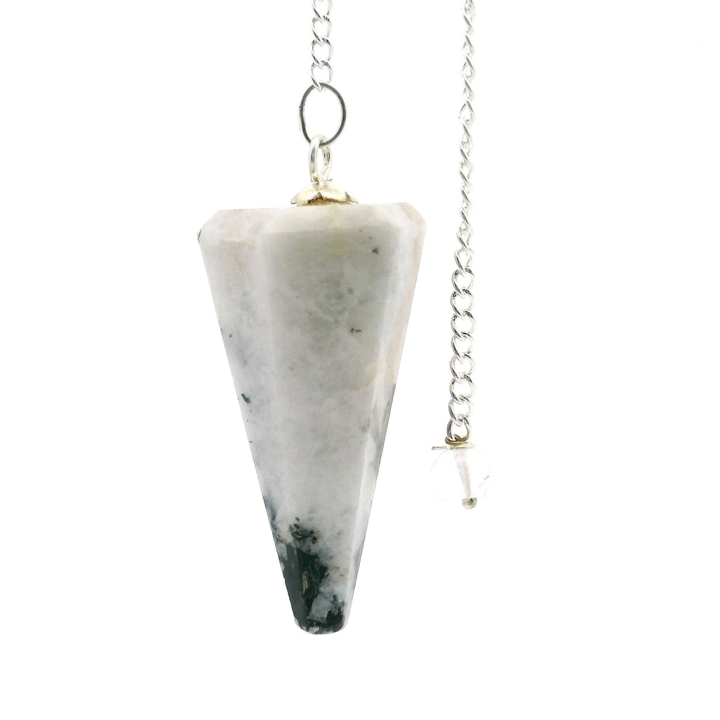 Rainbow Moonstone Pendulum | Crystals & Minerals > Specimens | Wiccan Center