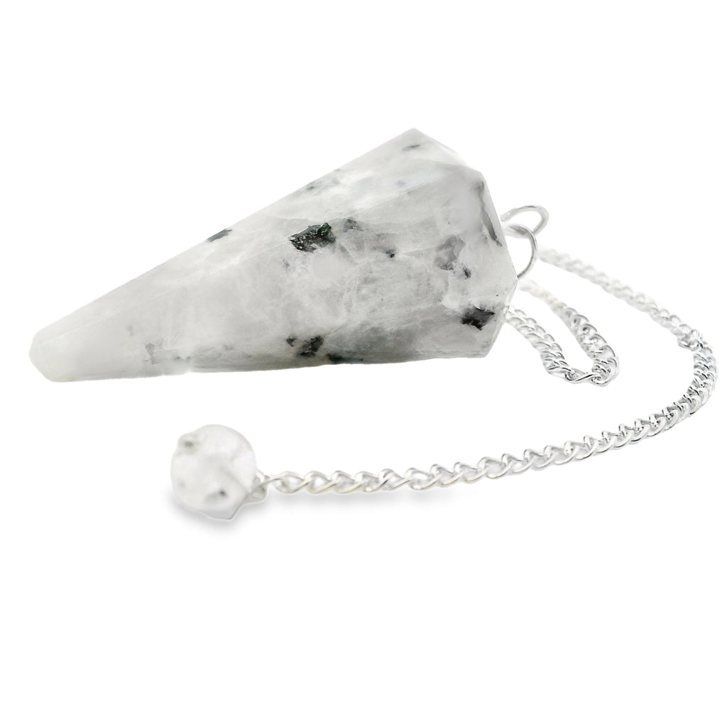 Rainbow Moonstone Pendulum | Crystals & Minerals > Specimens | Wiccan Center