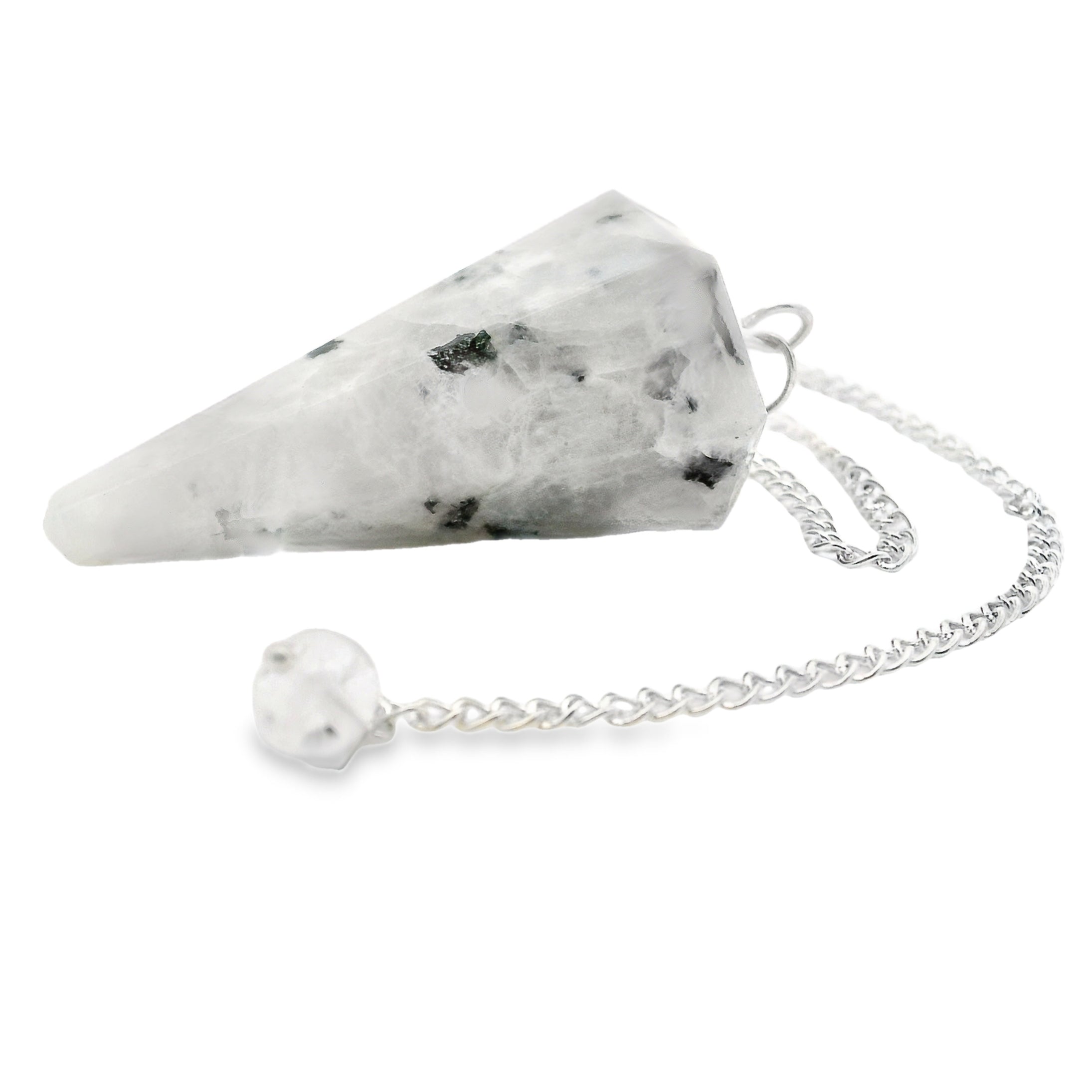 Rainbow Moonstone Pendulum | Crystals & Minerals > Specimens | Wiccan Center