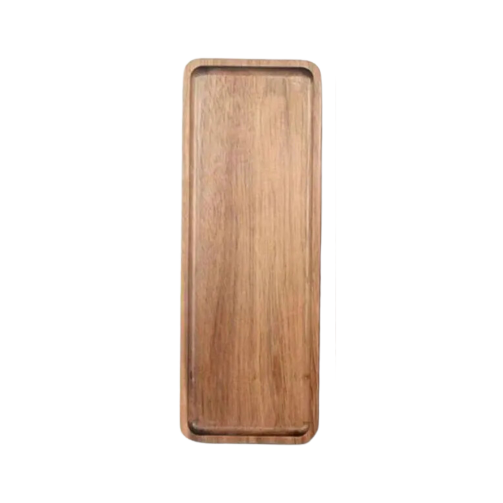 Acacia Wood Rectangular Tray