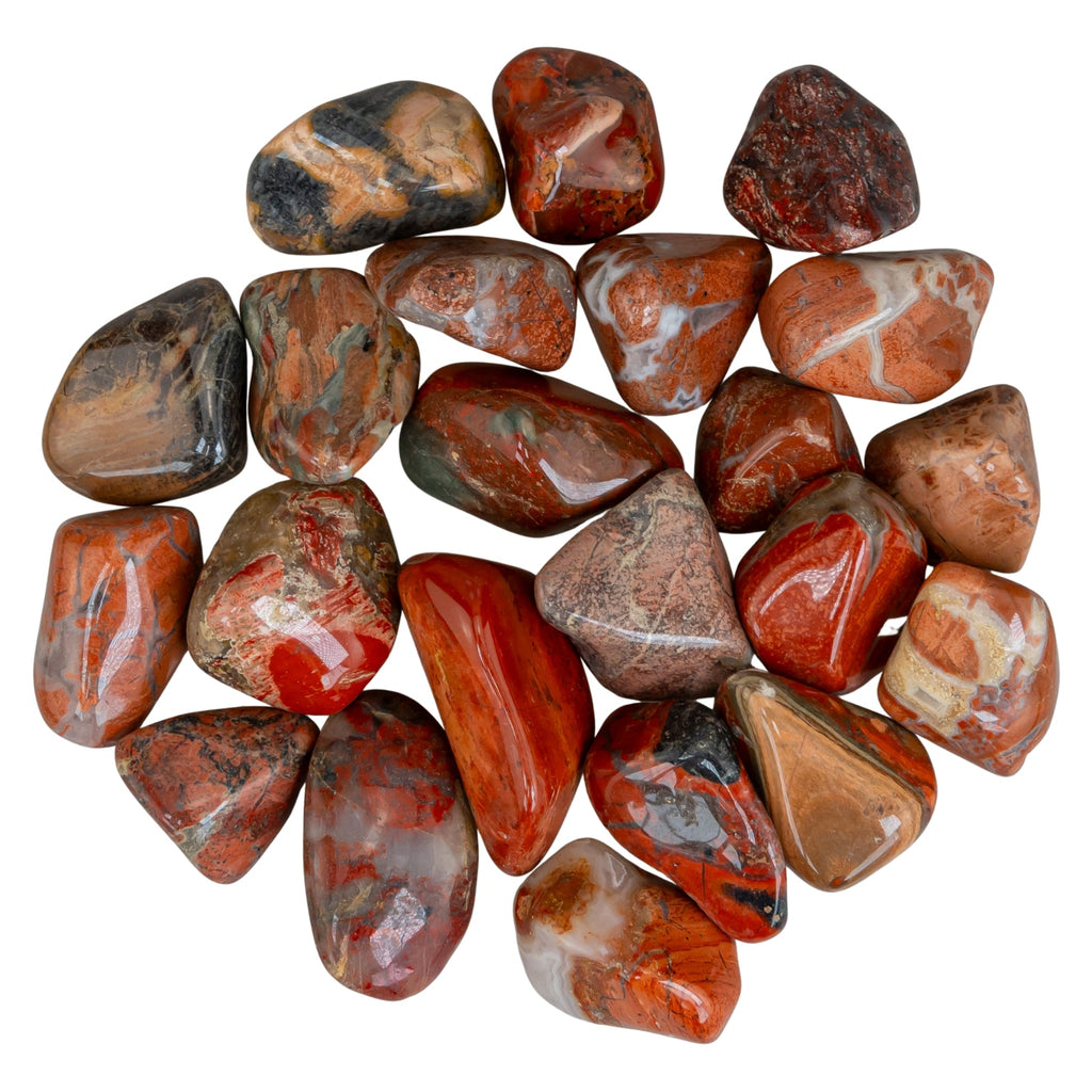 Red Brecciated Jasper Tumbled | Religious Items | Wiccan Center