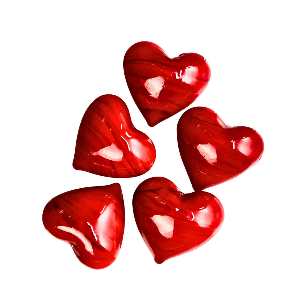 Red Glass Heart | | Wiccan Center